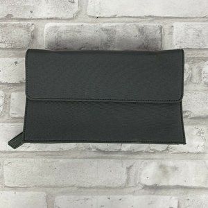 Talbots Gray Checkbook Wallet Clutch Organizer